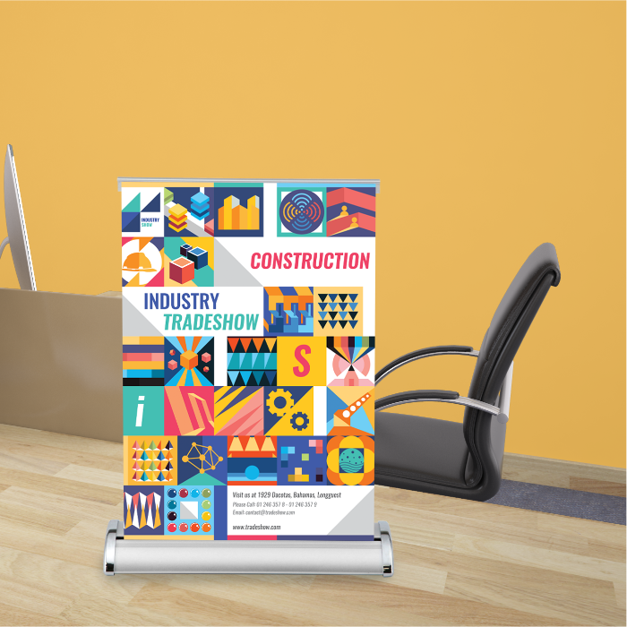 Table Top Banner Stand 11.5"x17.5"