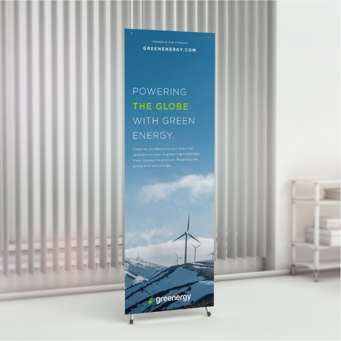 Image of item X-Stand Banners w/ Stand - 32"x71"