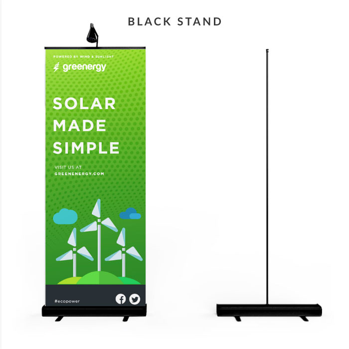 Image of item Standard Retractable Insert Only - 33"x81" (Black)