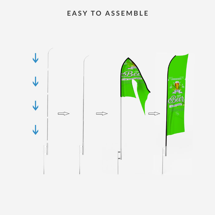 Image of item Econo Feather Flag