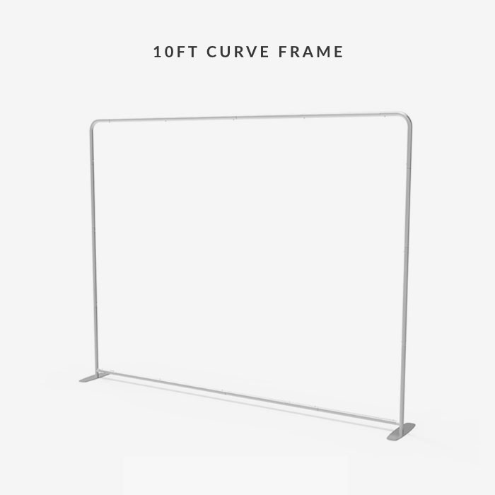 Image of item 8ft Straight Tension Fabric Display w/ Frame