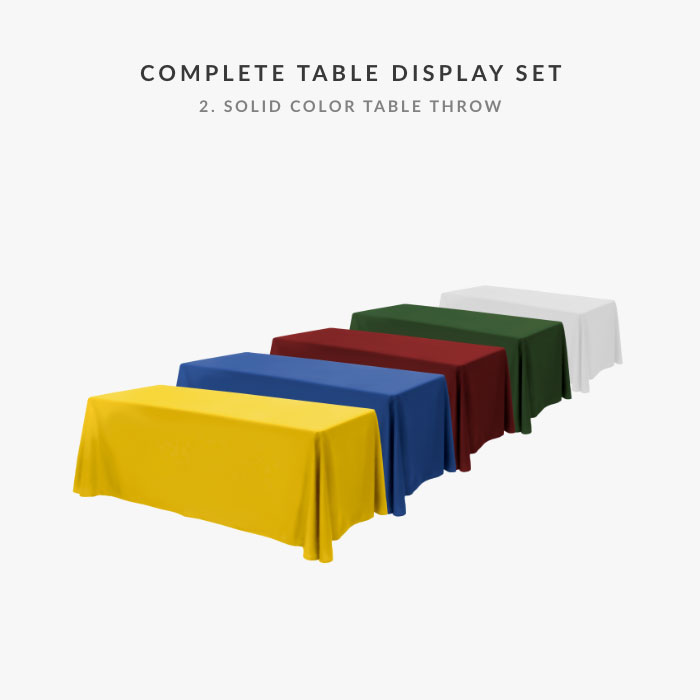 Image of item Table Runner & Solid Color Throw Combo