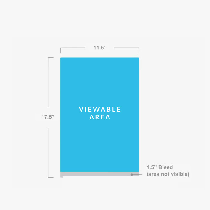 Image of item Table Top Banner Stand 11.5"x17.5"